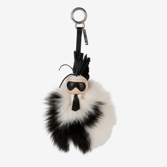 Mink Karlito Bag Charm