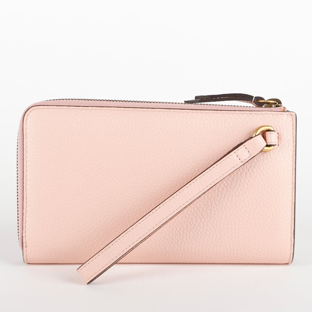 Blind For Love Zip Around Wallet on Wristlet, Light Pink