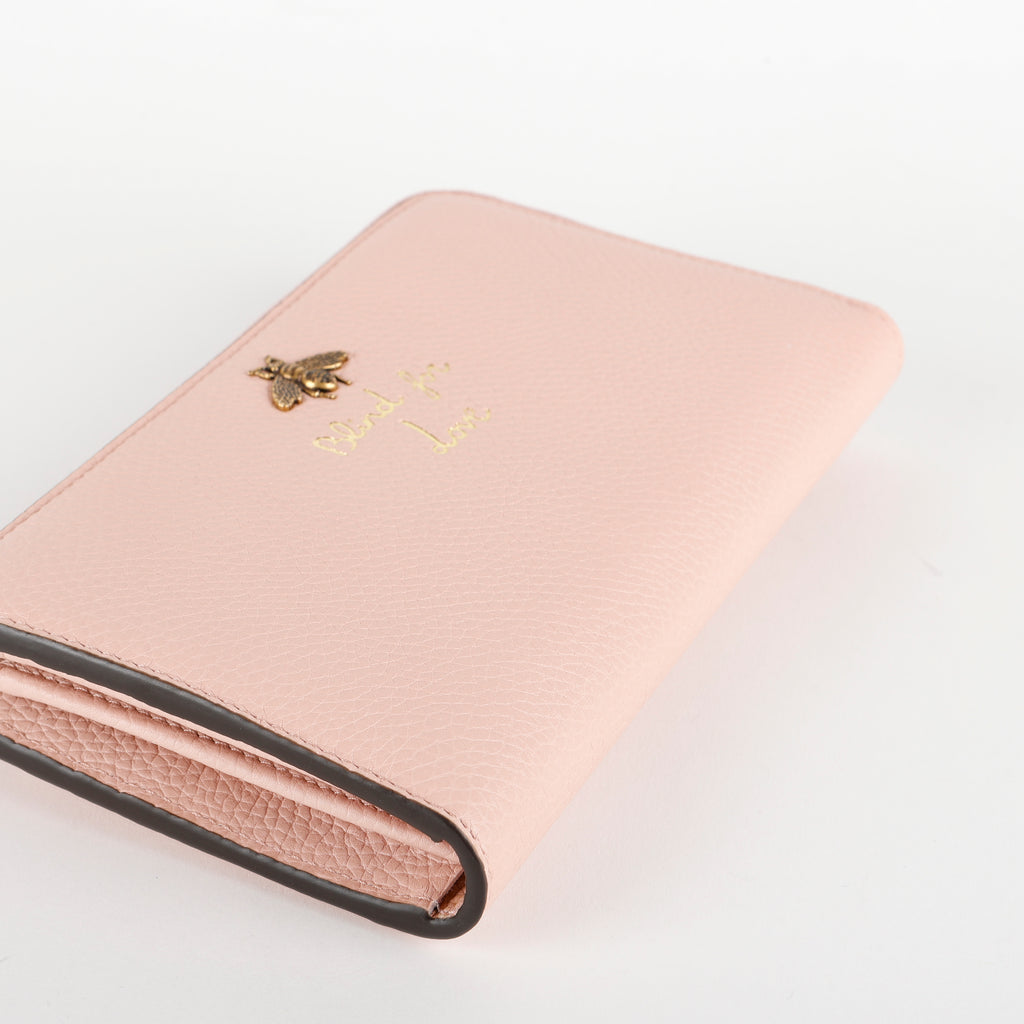 Blind For Love Zip Around Wallet on Wristlet, Light Pink