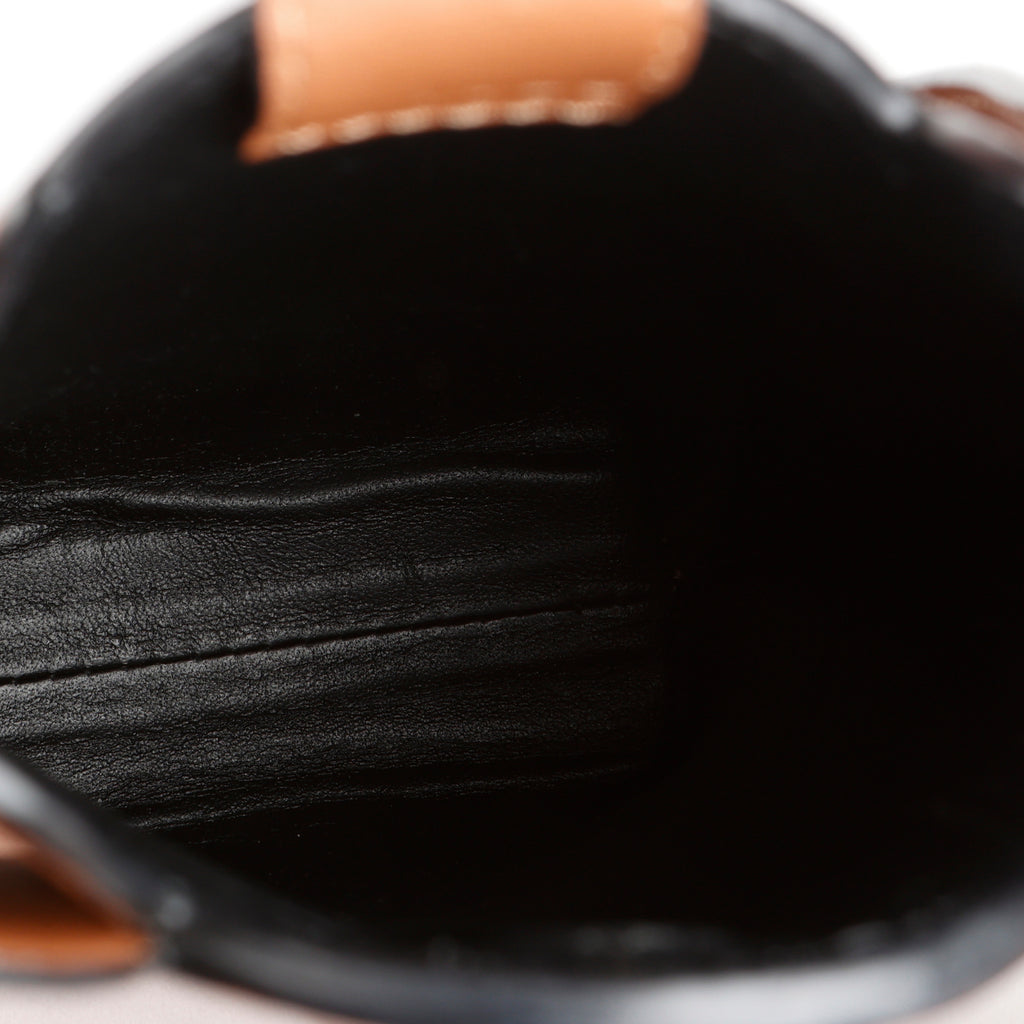 Elephant Pouch Crossbody, Brown Calfskin