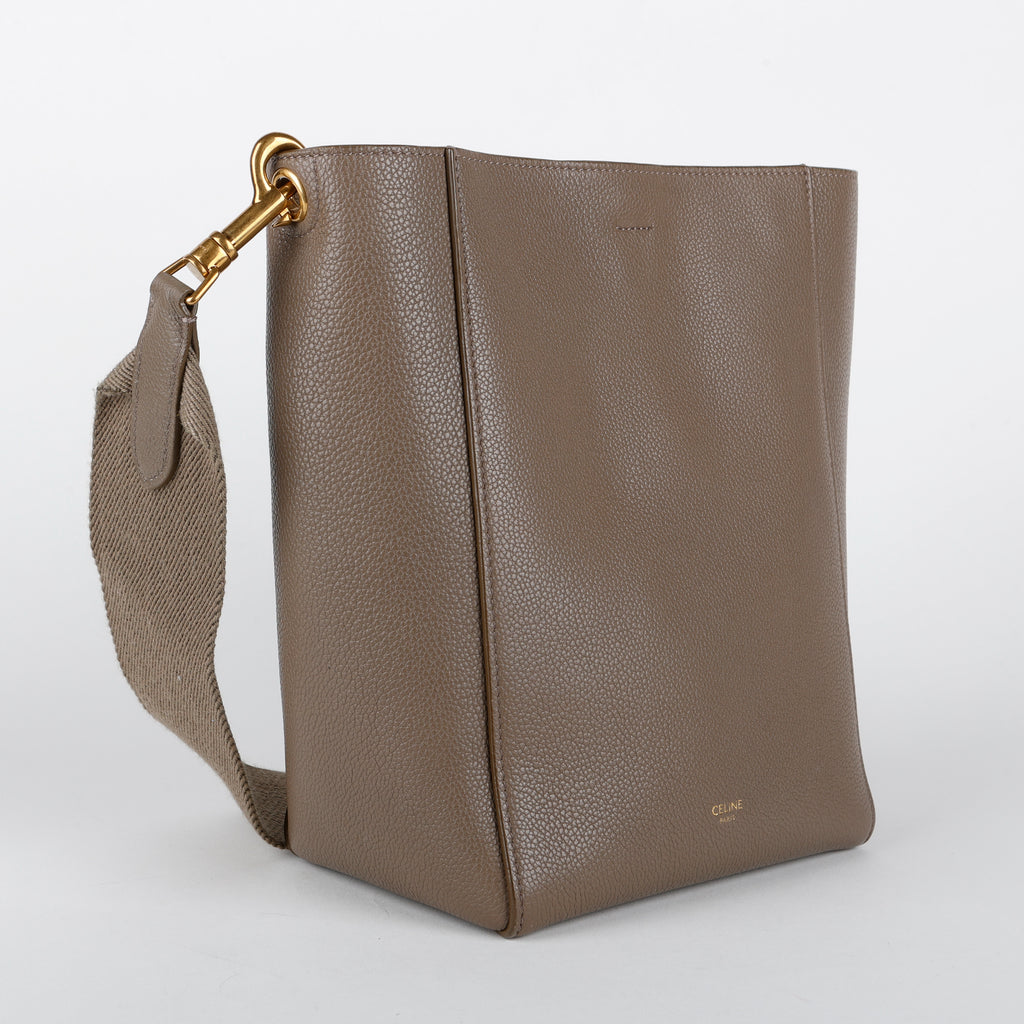 Small Sangle Seau Bag, Grey 967