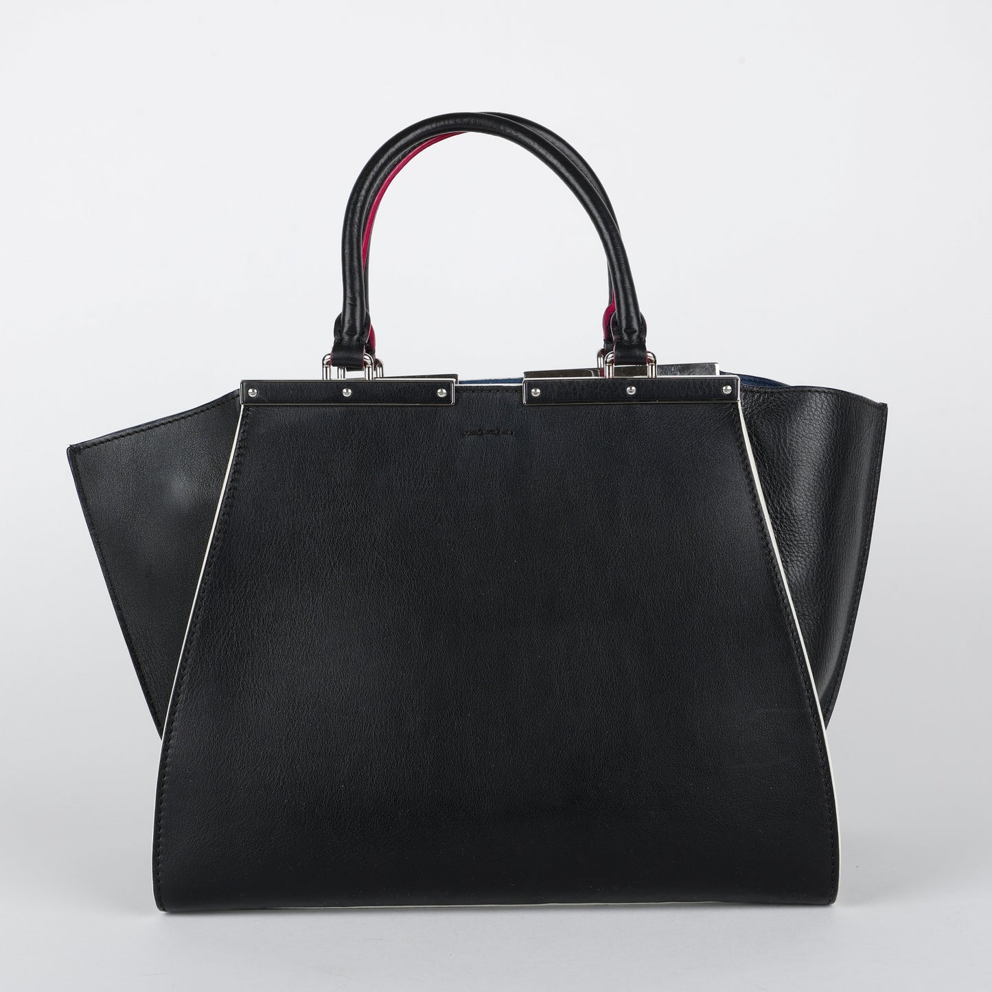 Dolce Marmol Shiny Nappa Petite 3Jours Tote, Black