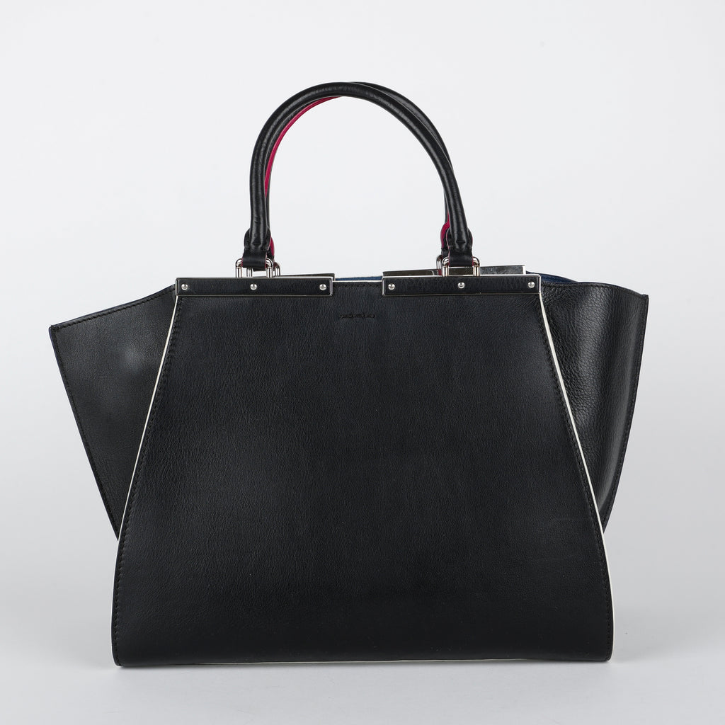 Dolce Marmol Shiny Nappa Petite 3Jours Tote, Black
