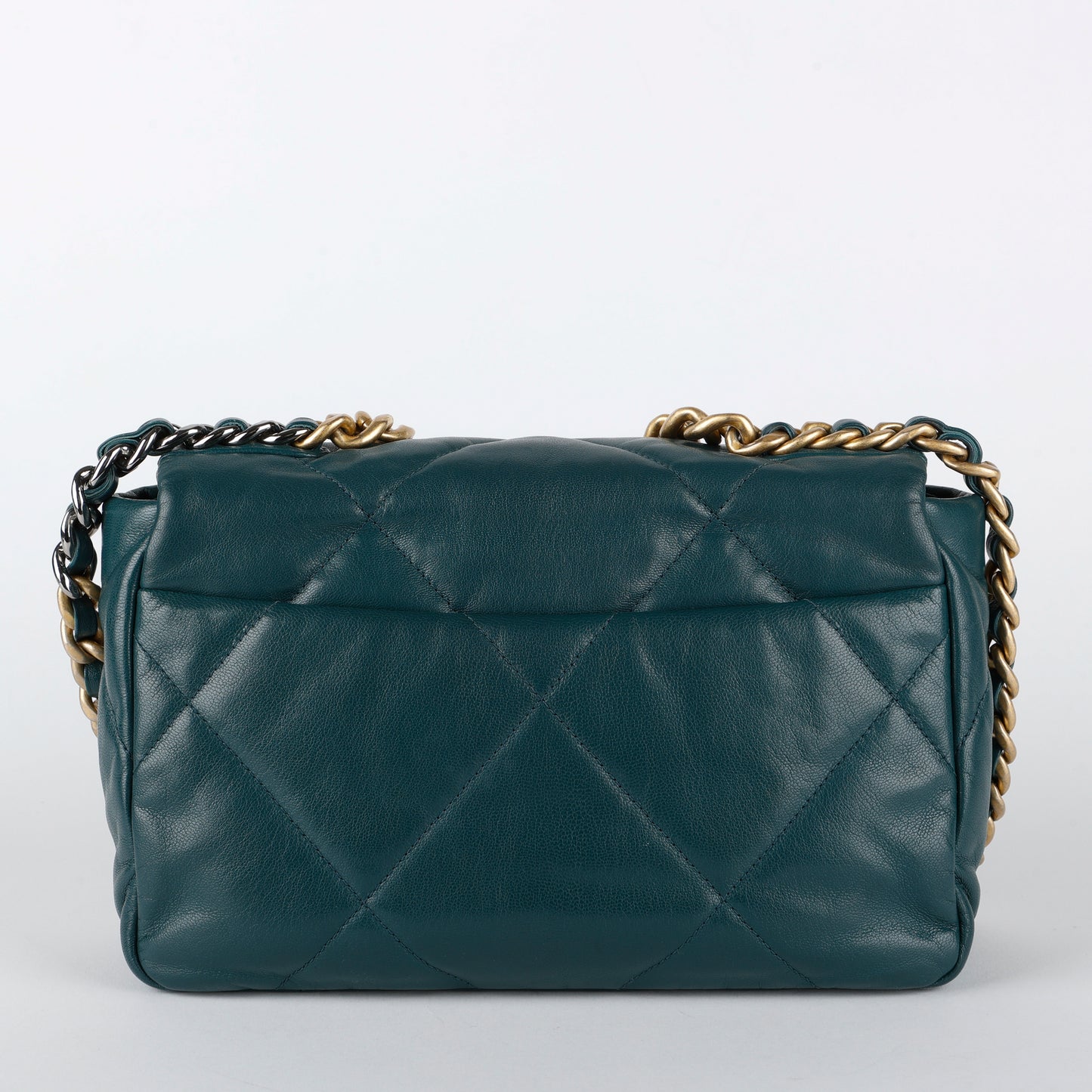 Chanel Small 19, Dark Turquoise Gostskin