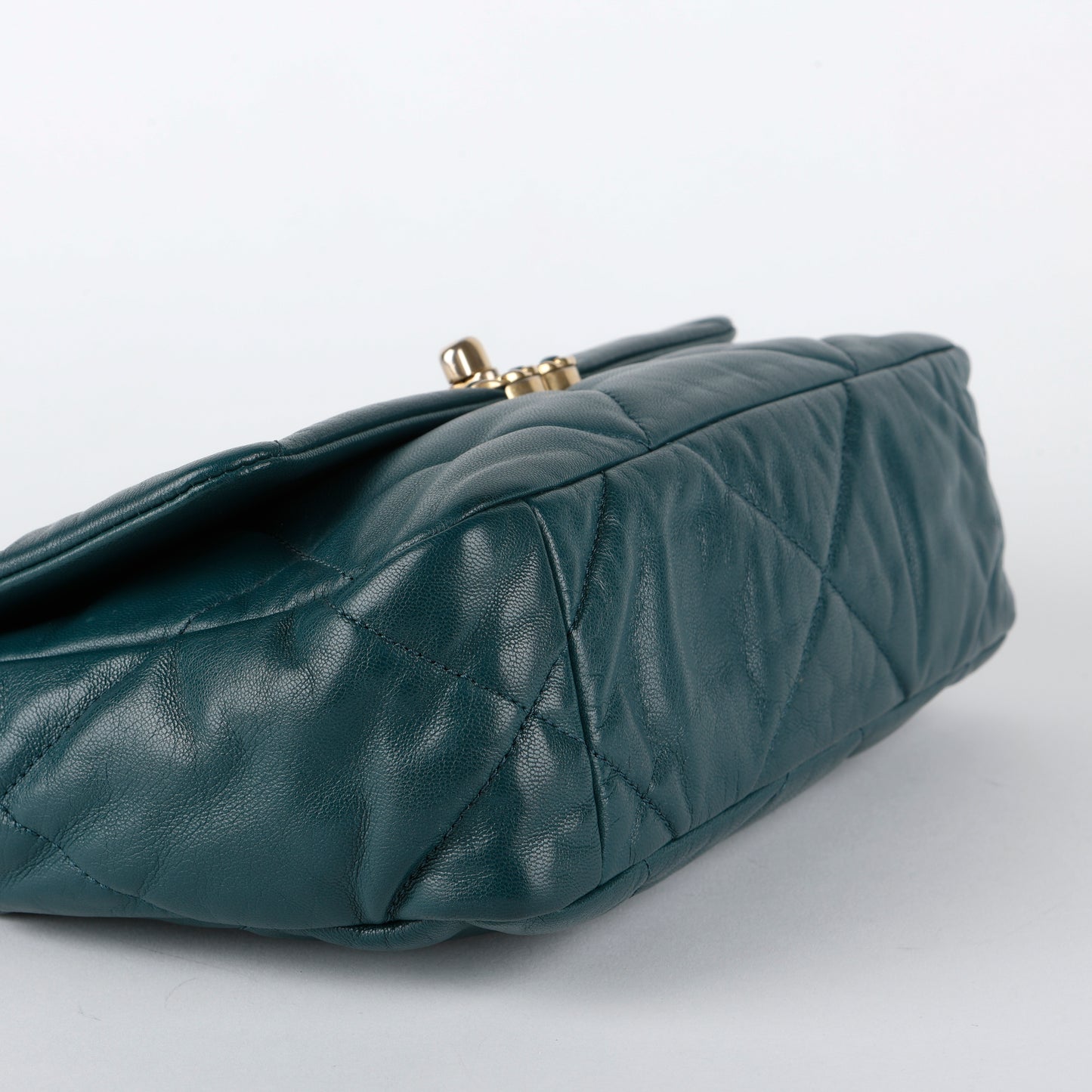Chanel Small 19, Dark Turquoise Gostskin