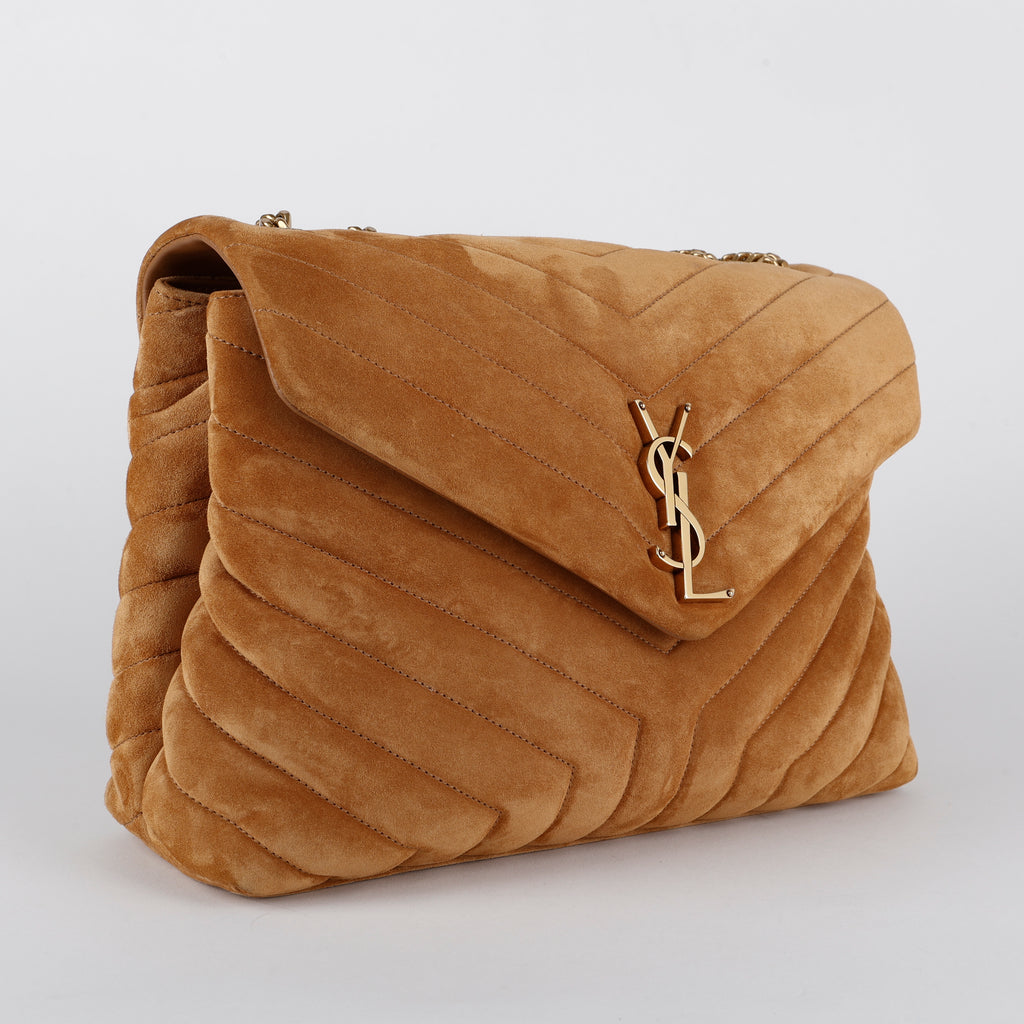 Medium LouLou, Caramel Suede
