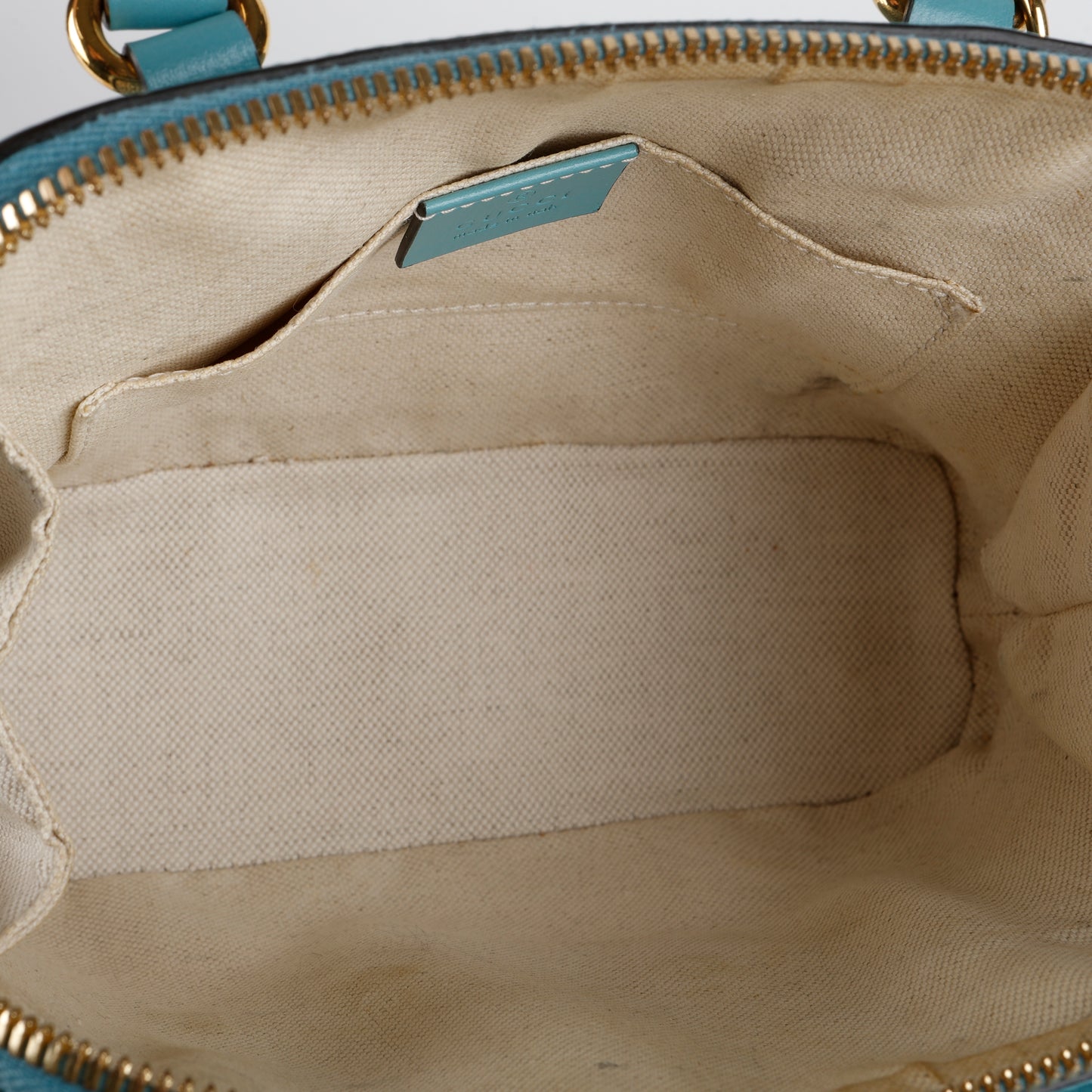 Mini 1955 Top Handle, Turquoise Raffia