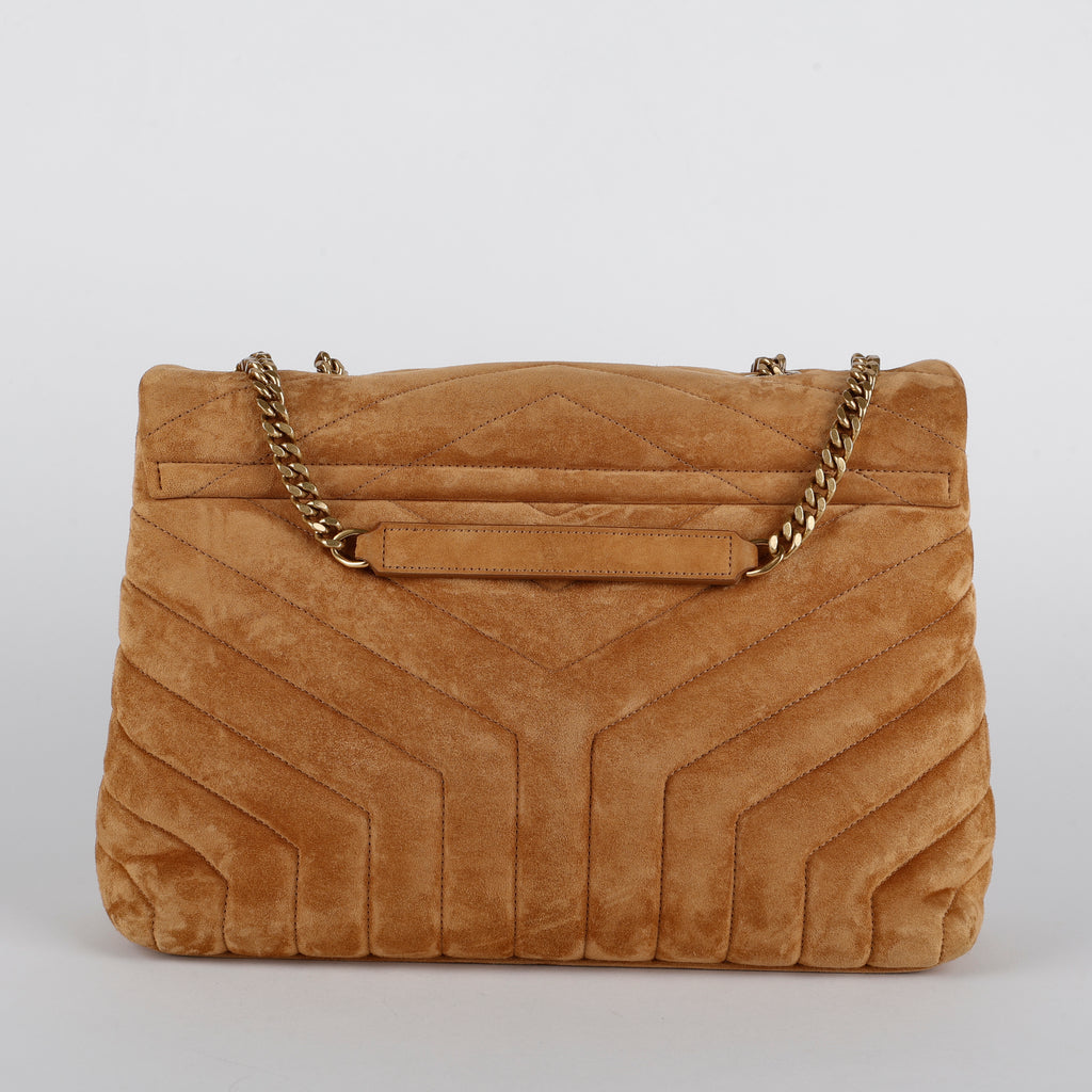 Medium LouLou, Caramel Suede