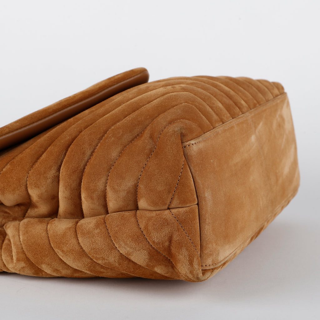 Medium LouLou, Caramel Suede