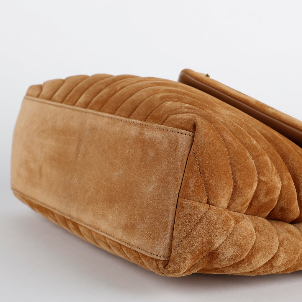 Medium LouLou, Caramel Suede