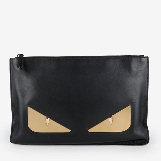 Elite Monster Eyes Pouch, Black/Gold