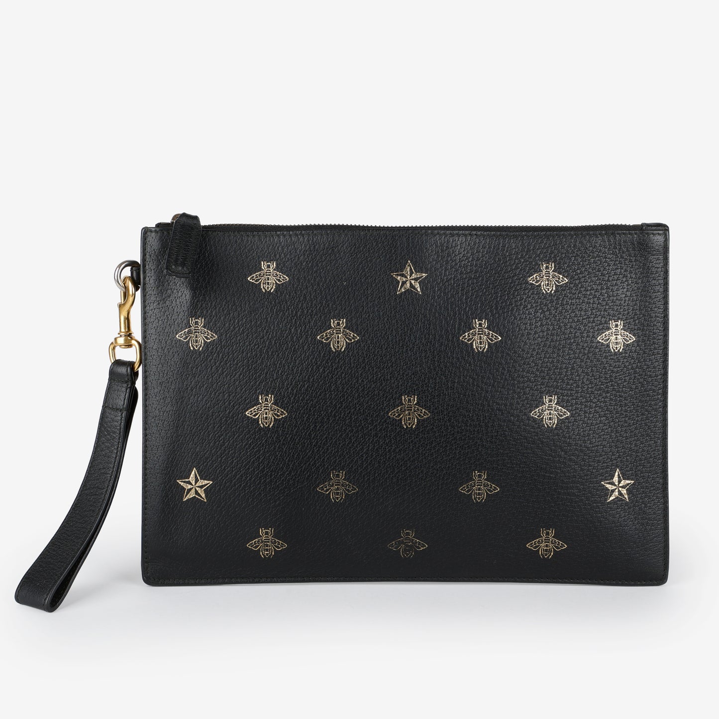 Bee Star Wristlet, Black/Gold