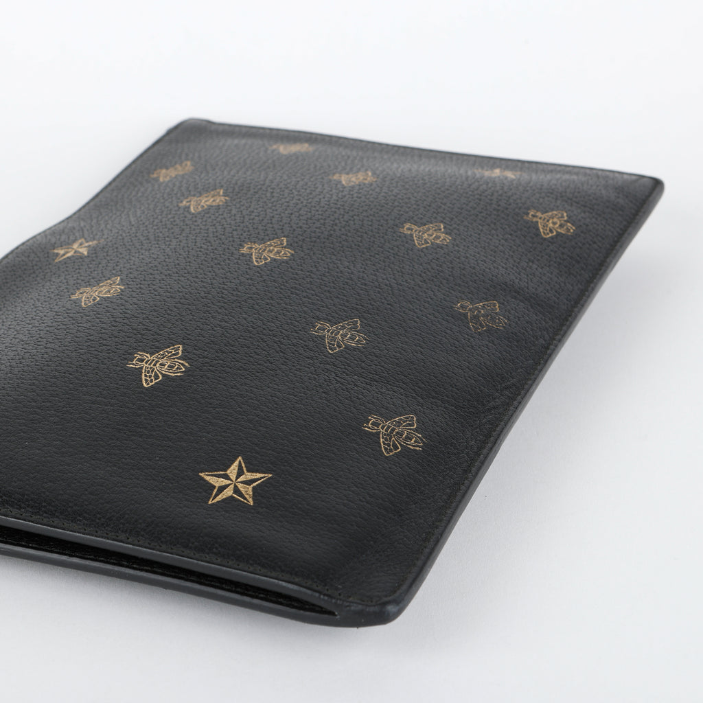 Bee Star Wristlet, Black/Gold