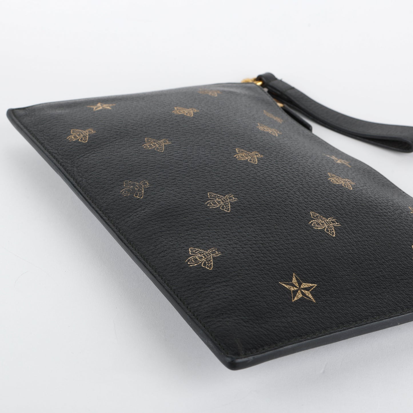 Bee Star Wristlet, Black/Gold