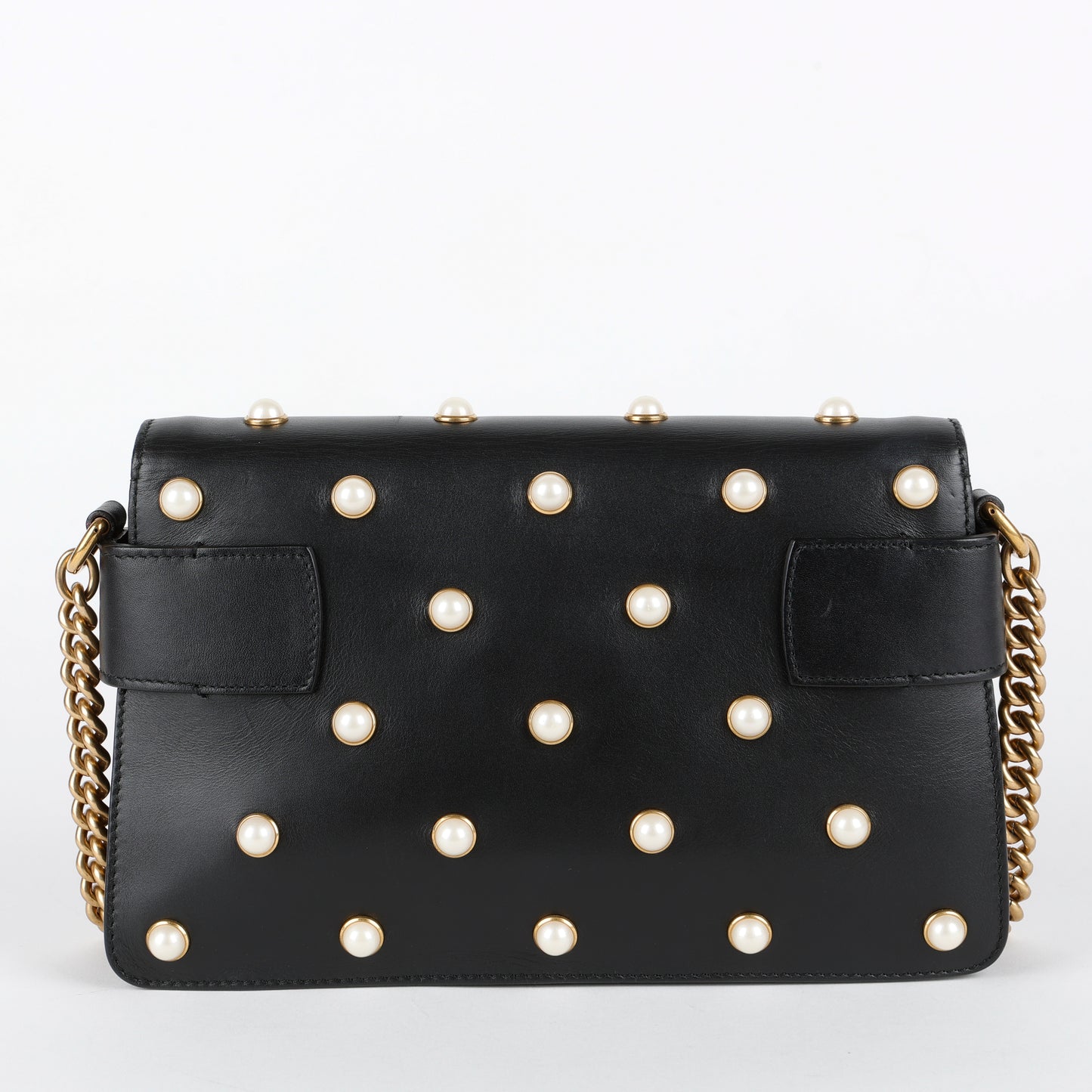 Broadway Pearly Bee Shoulder Bag, Black
