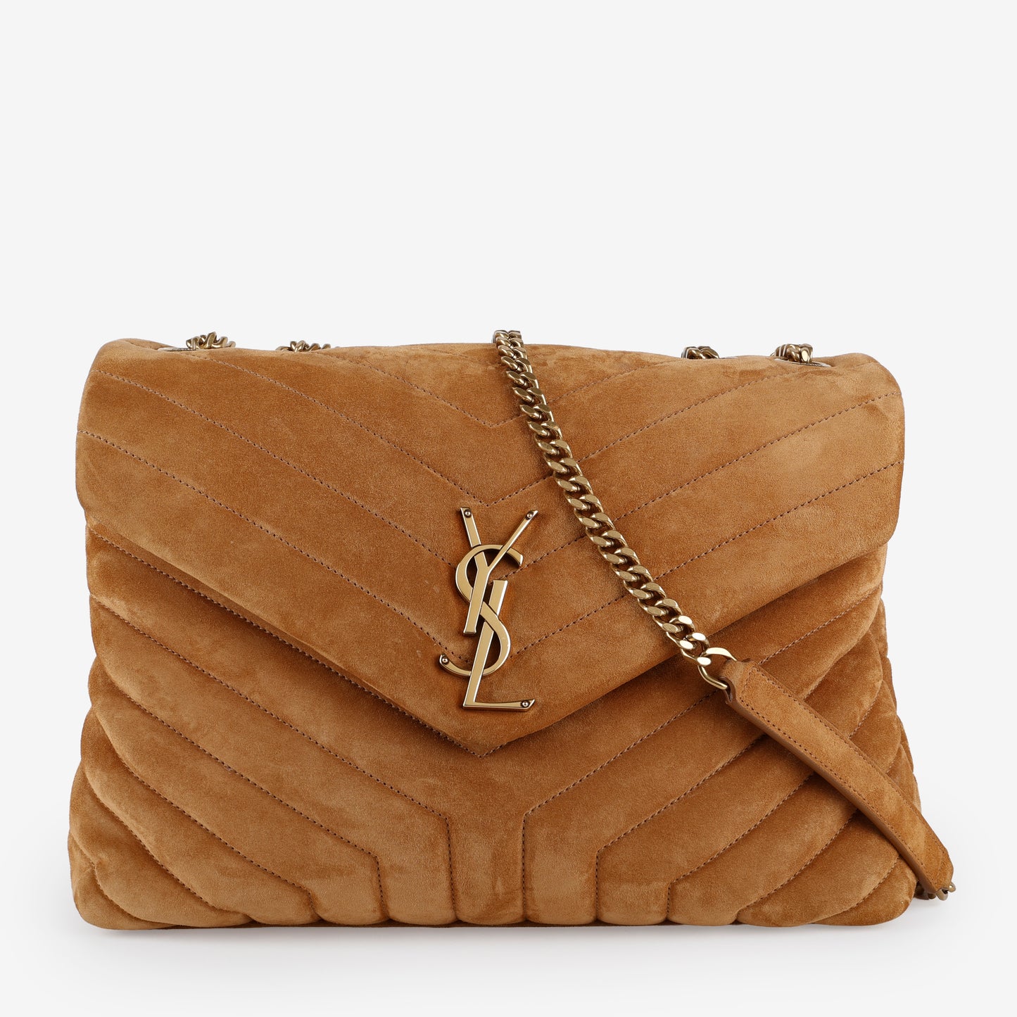 Medium LouLou, Caramel Suede