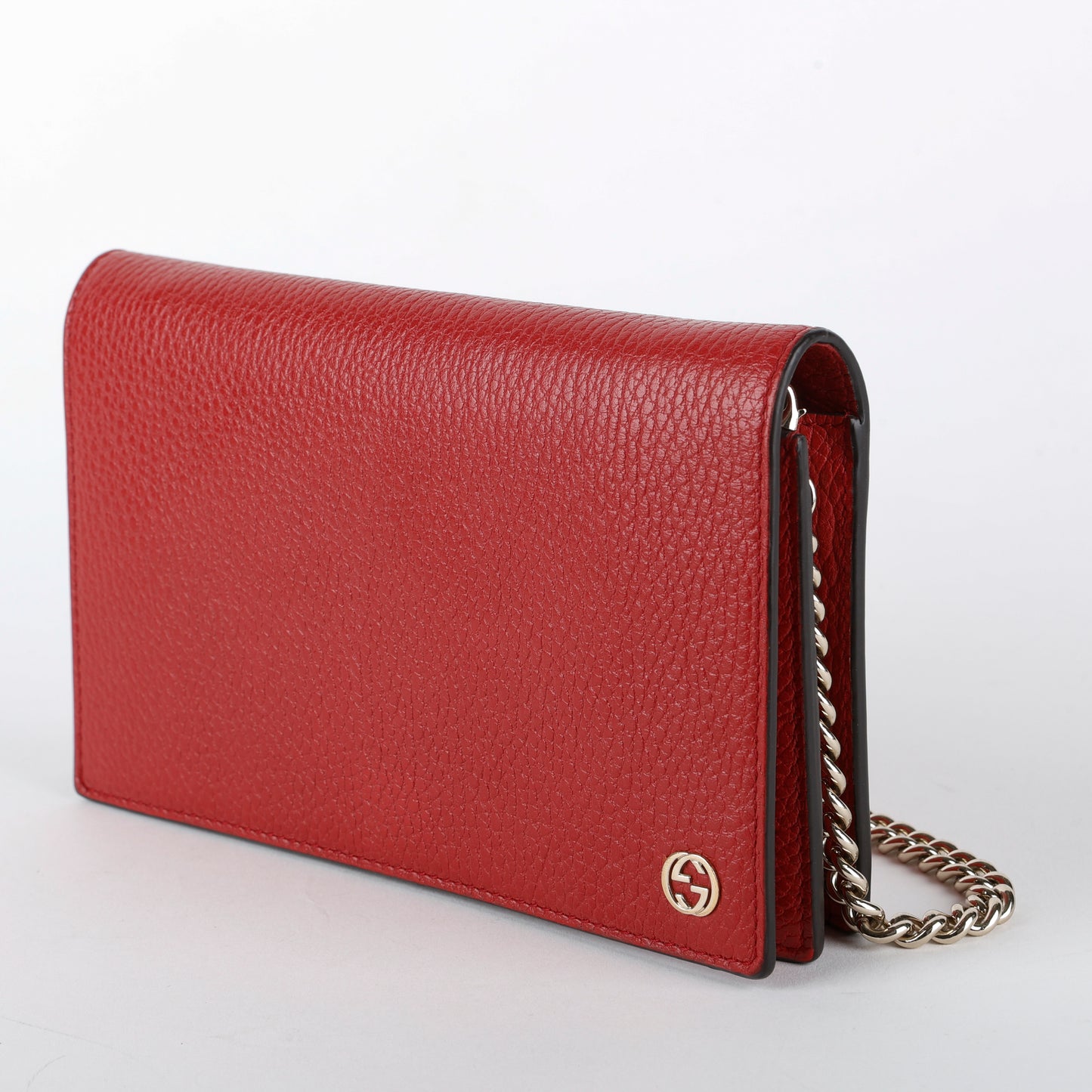 Blondie Wallet on Chain, Red Calfskin