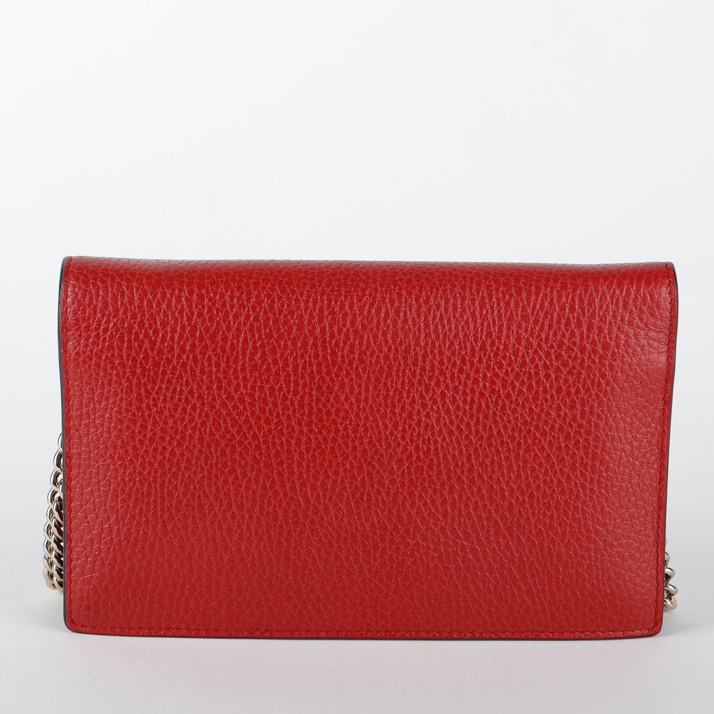 Blondie Wallet on Chain, Red Calfskin