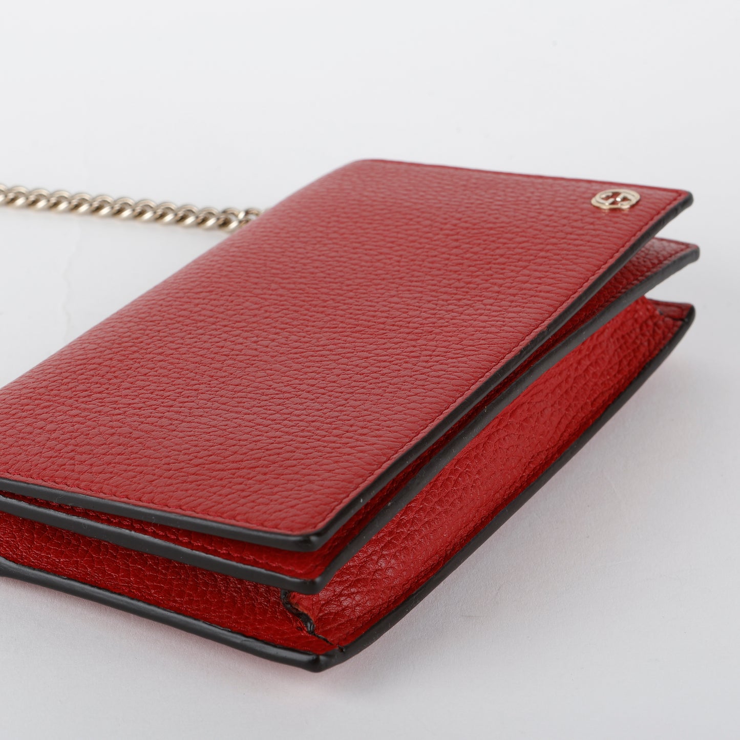 Blondie Wallet on Chain, Red Calfskin