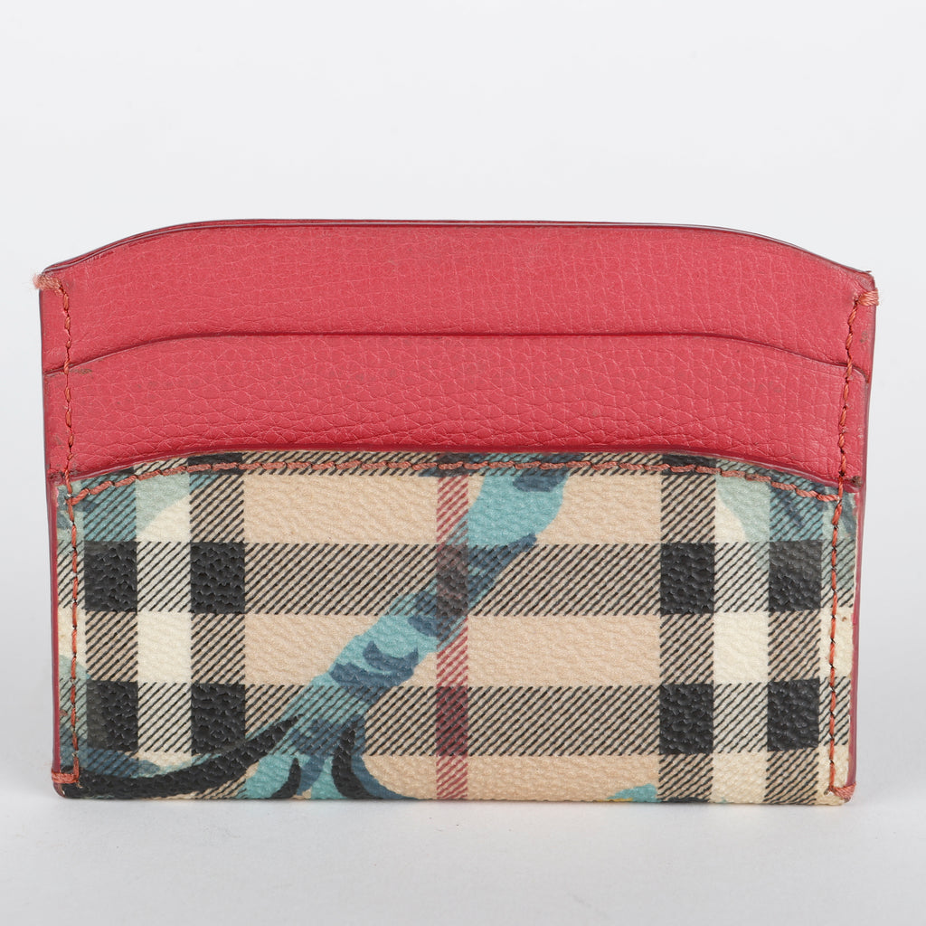 Izzy Card Holder, Haymarket Flow Coated Canvas