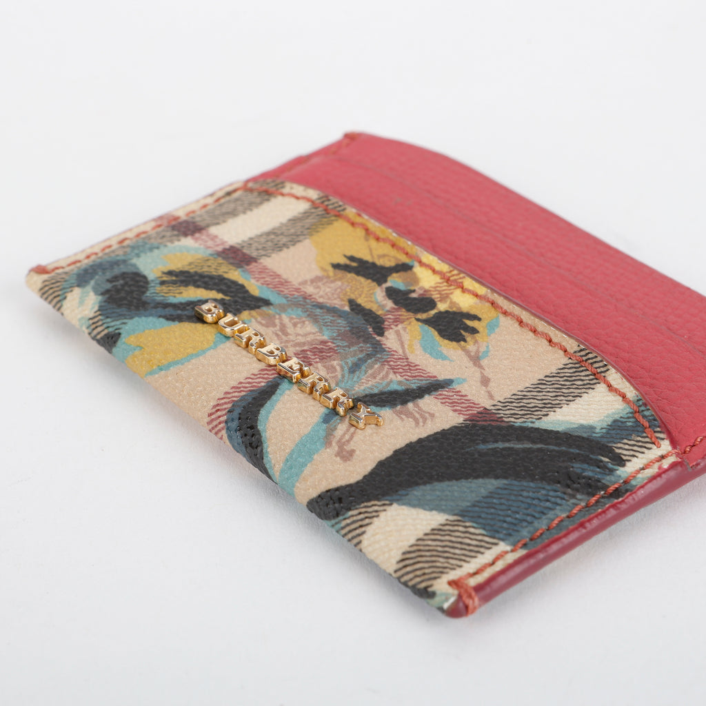 Izzy Card Holder, Haymarket Flow Coated Canvas