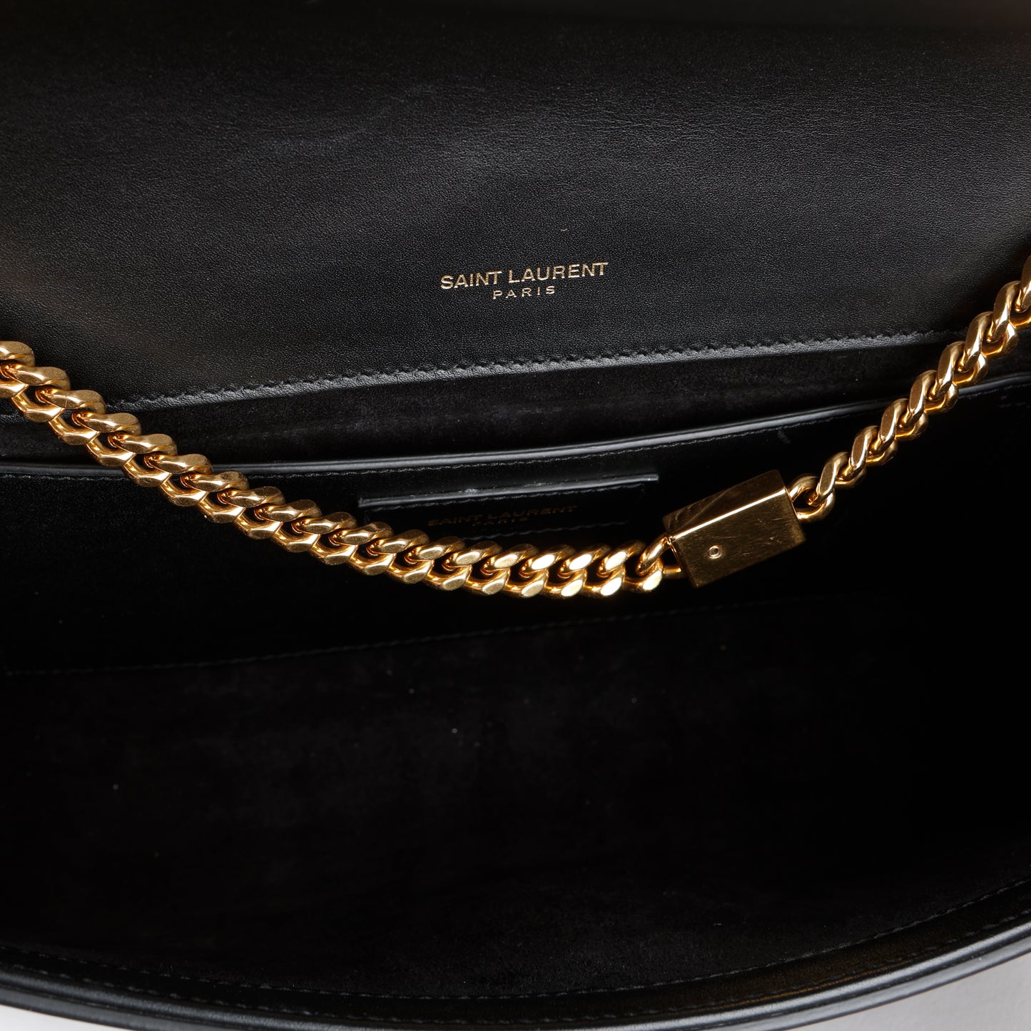 Medium Kate Tassel Bag, Black Smooth Calfskin