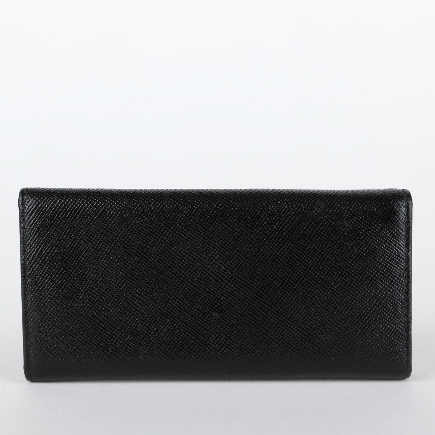 Long 6 Key Case, Black Saffiano
