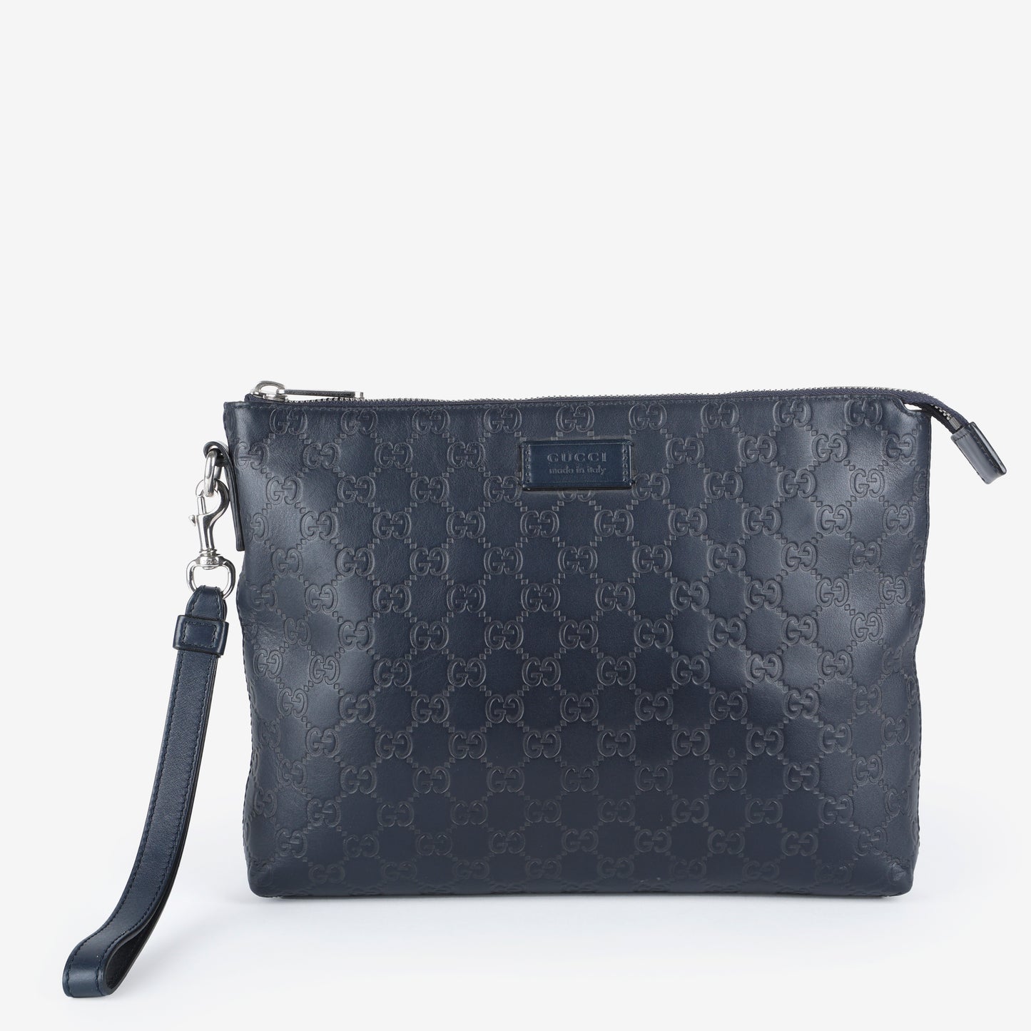 Wristlet Clutch Guccisima Leather, Black