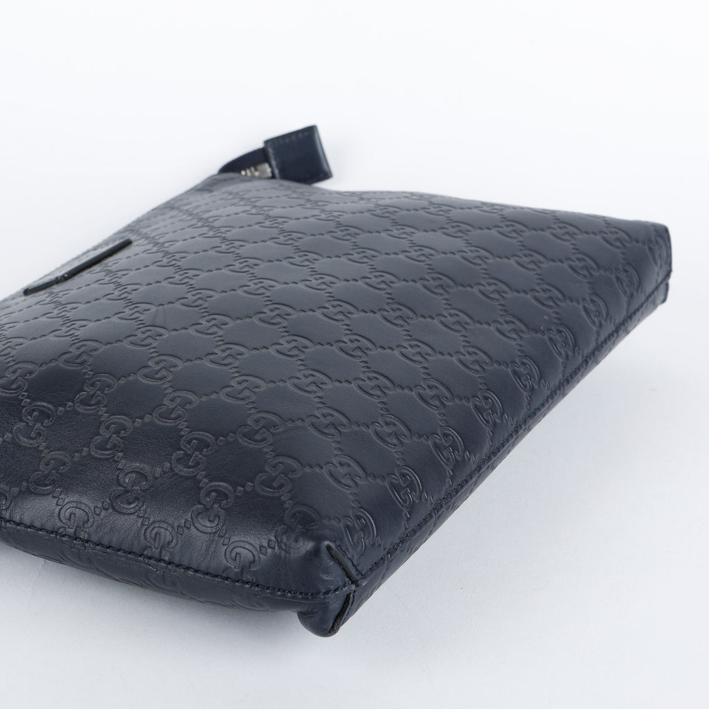 Wristlet Clutch Guccisima Leather, Black