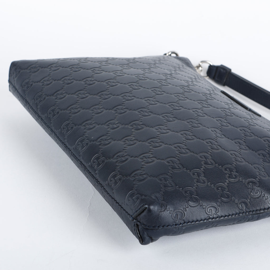Wristlet Clutch Guccisima Leather, Black