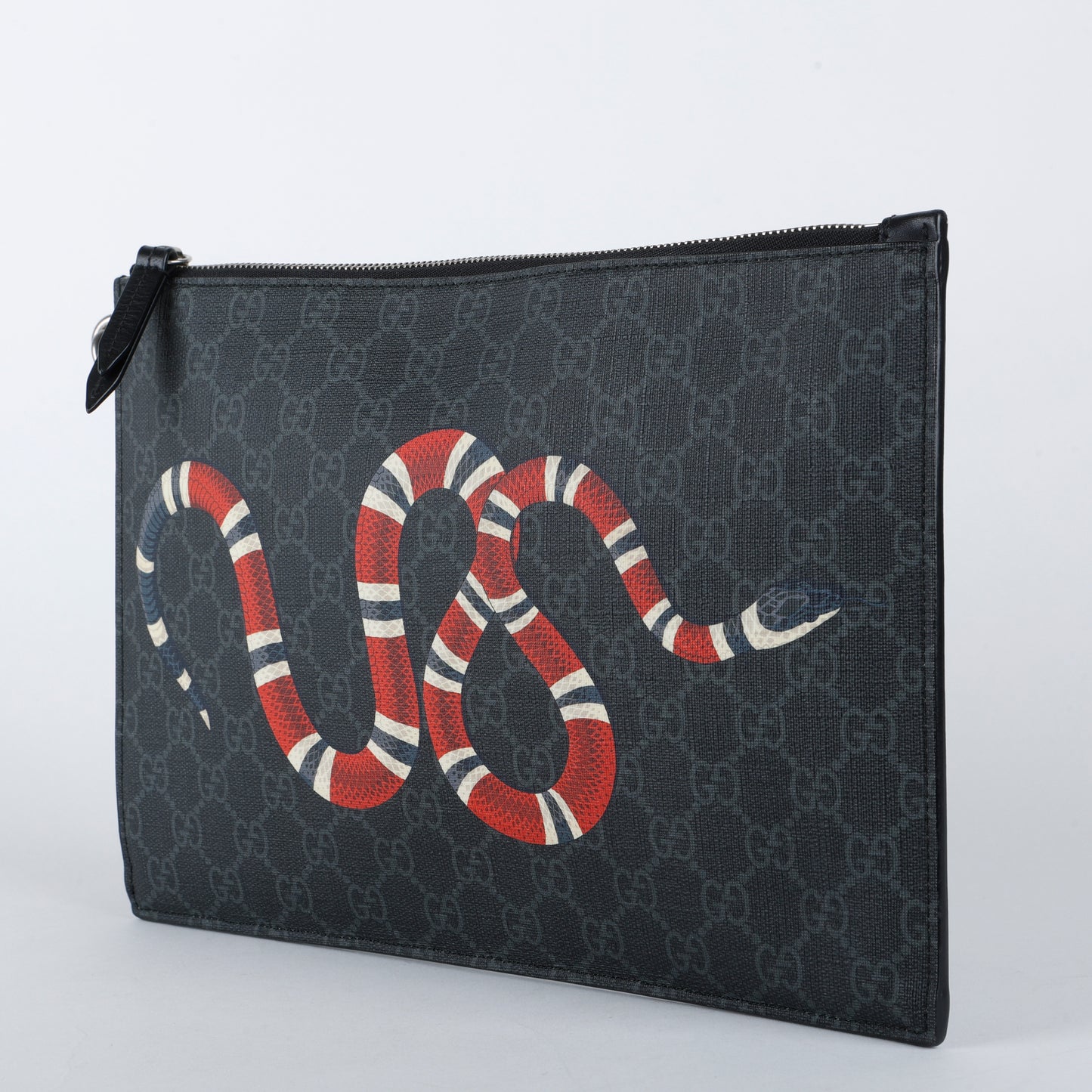 Supreme Kingsnake Wristlet, Black/Grey