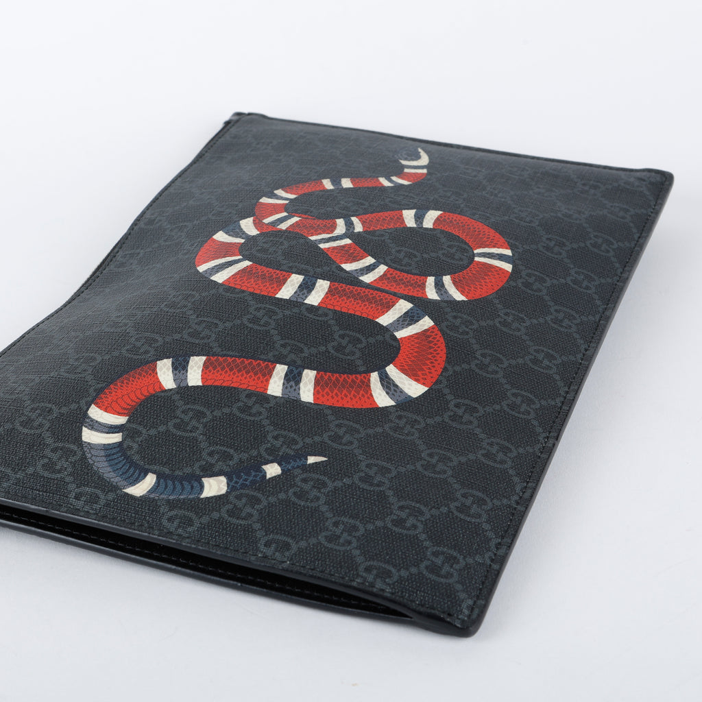 Supreme Kingsnake Wristlet, Black/Grey
