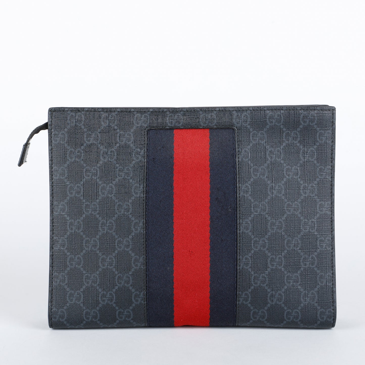 Supreme New Web Cosmetic Case, Black/Grey