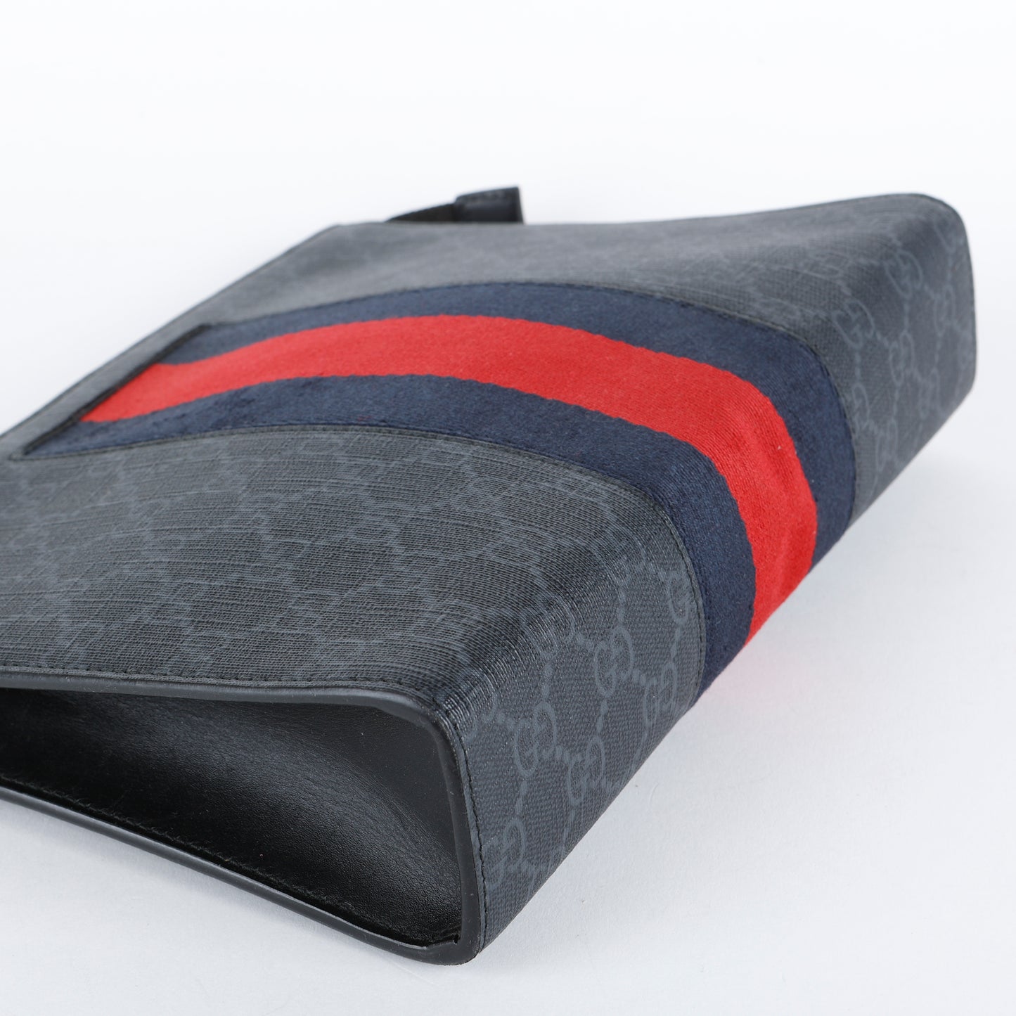 Supreme New Web Cosmetic Case, Black/Grey