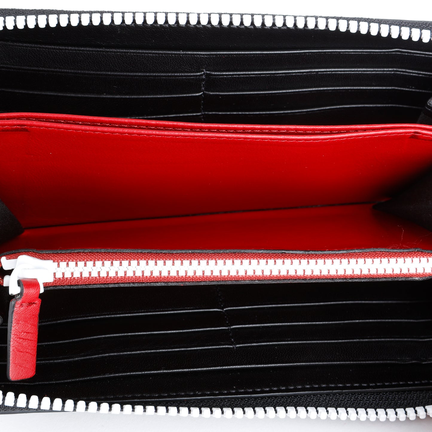 Free Rockstud Zip Around Wallet, Black/White