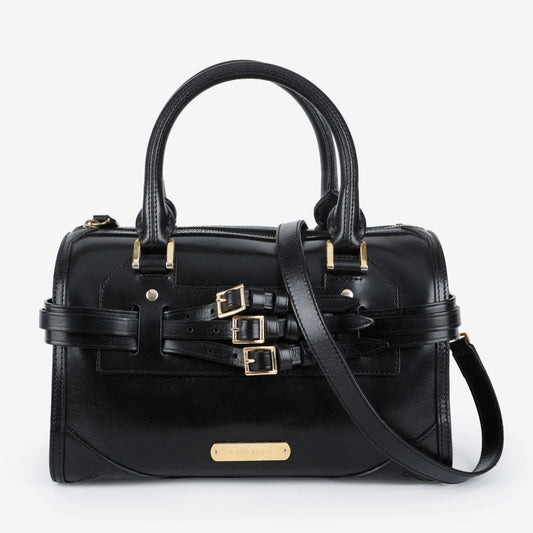 Medium Bridle Alchester Bowler, Black (C)