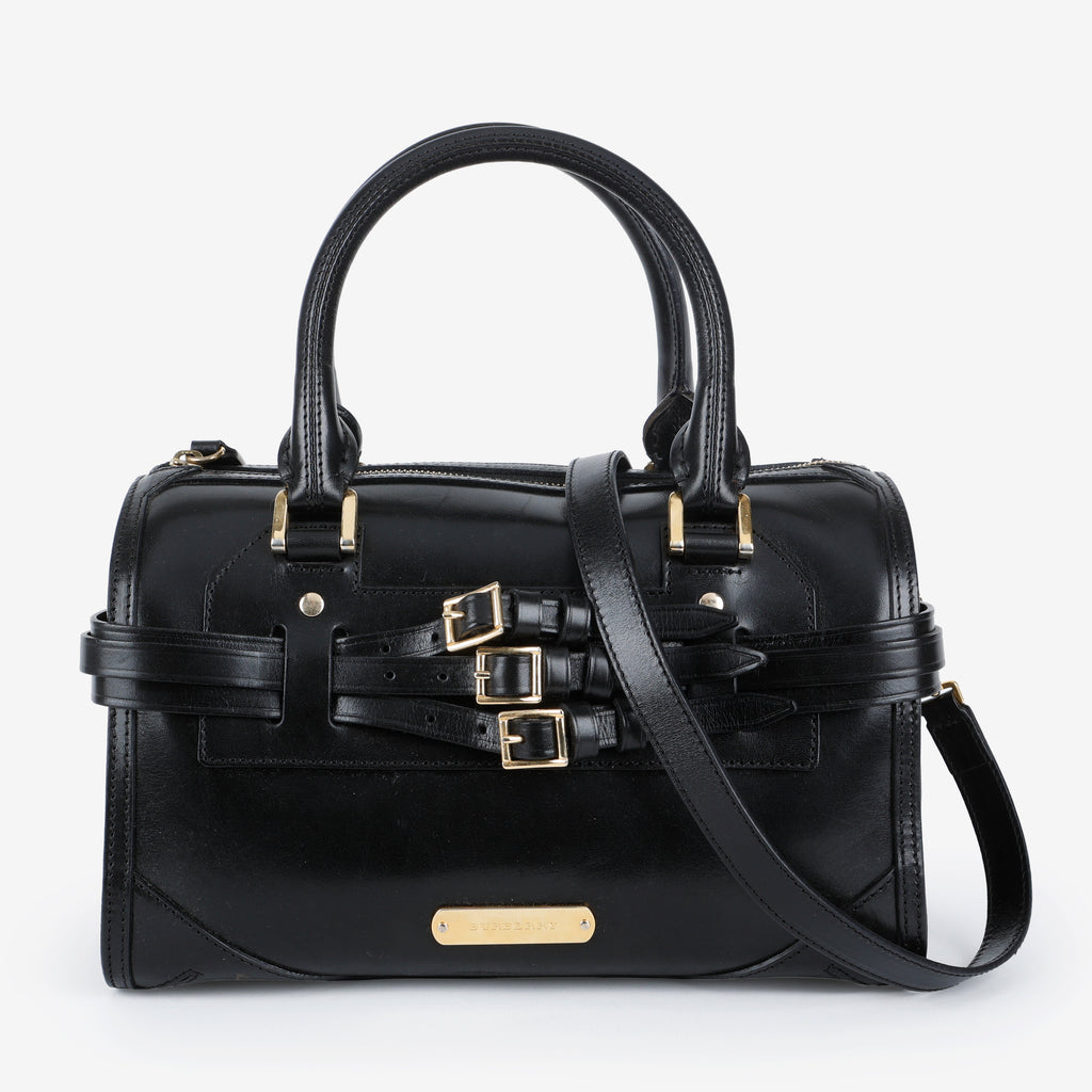 Medium Bridle Alchester Bowler, Black (C)
