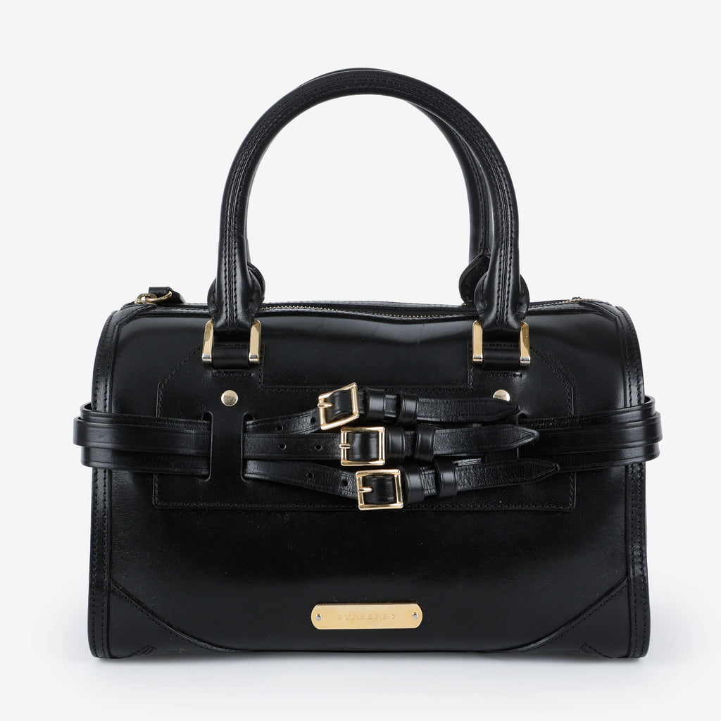 Medium Bridle Alchester Bowler, Black (C)
