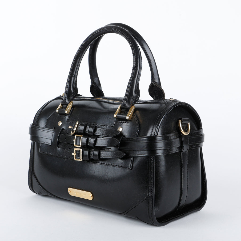 Medium Bridle Alchester Bowler, Black (C)