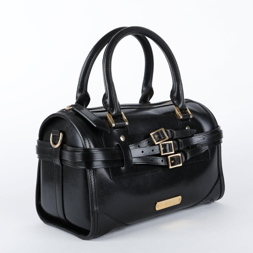 Medium Bridle Alchester Bowler, Black (C)