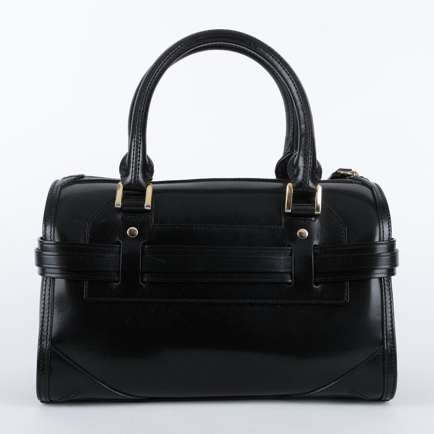 Medium Bridle Alchester Bowler, Black (C)