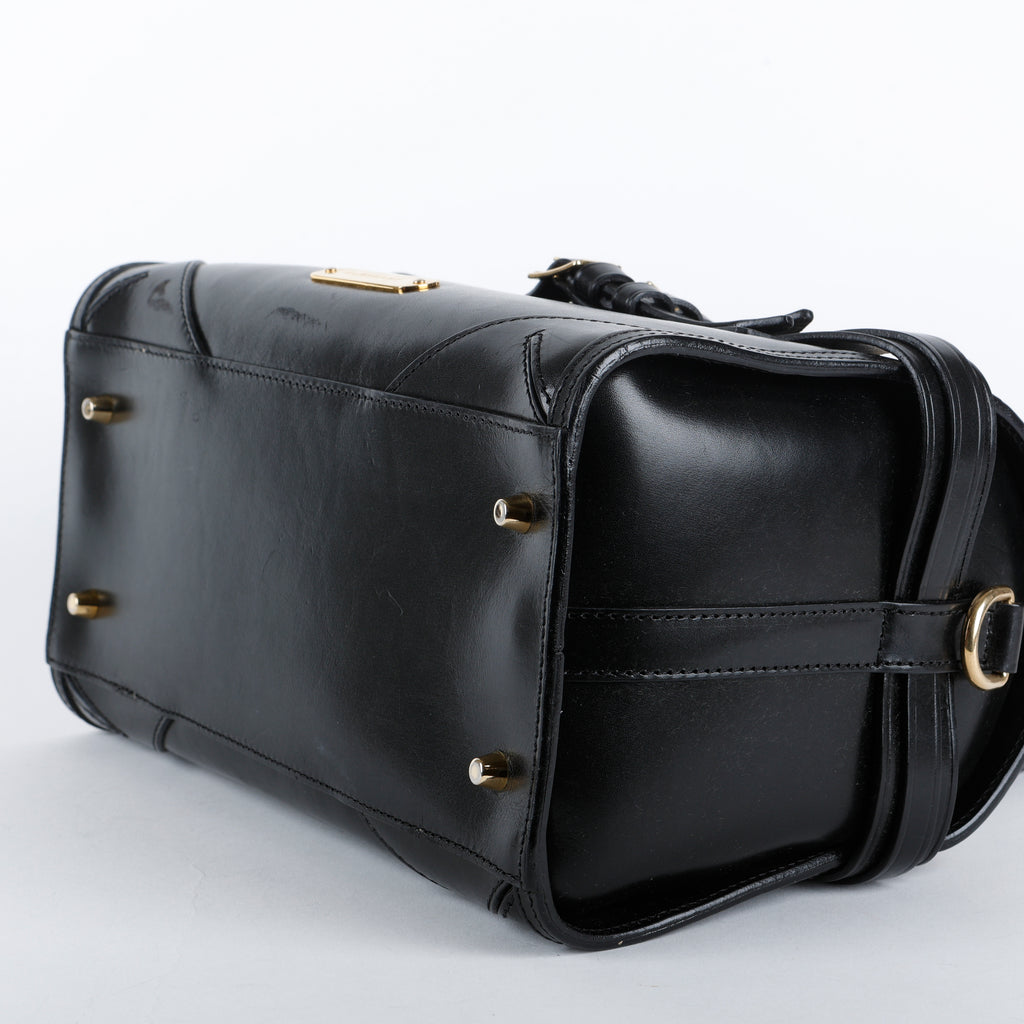Medium Bridle Alchester Bowler, Black (C)