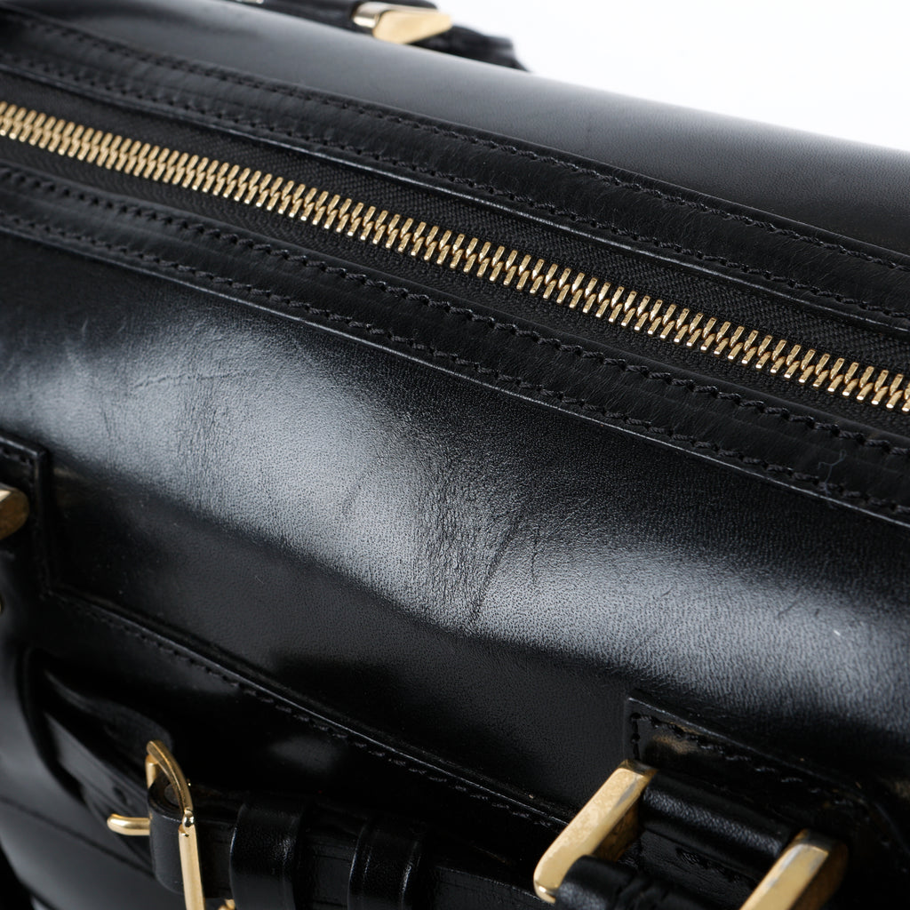 Medium Bridle Alchester Bowler, Black (C)