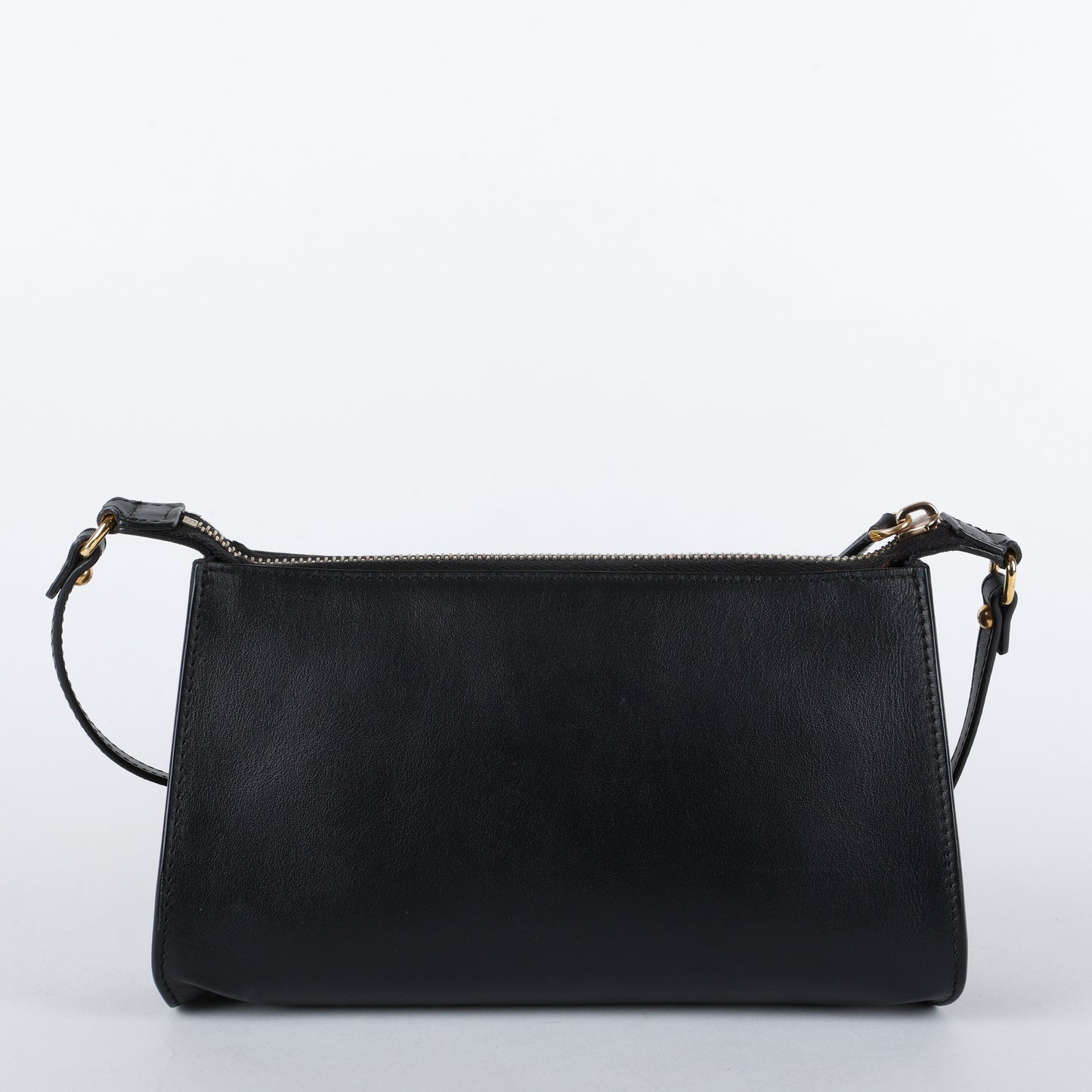Roma Pochette Crossbody, Black Calfskin