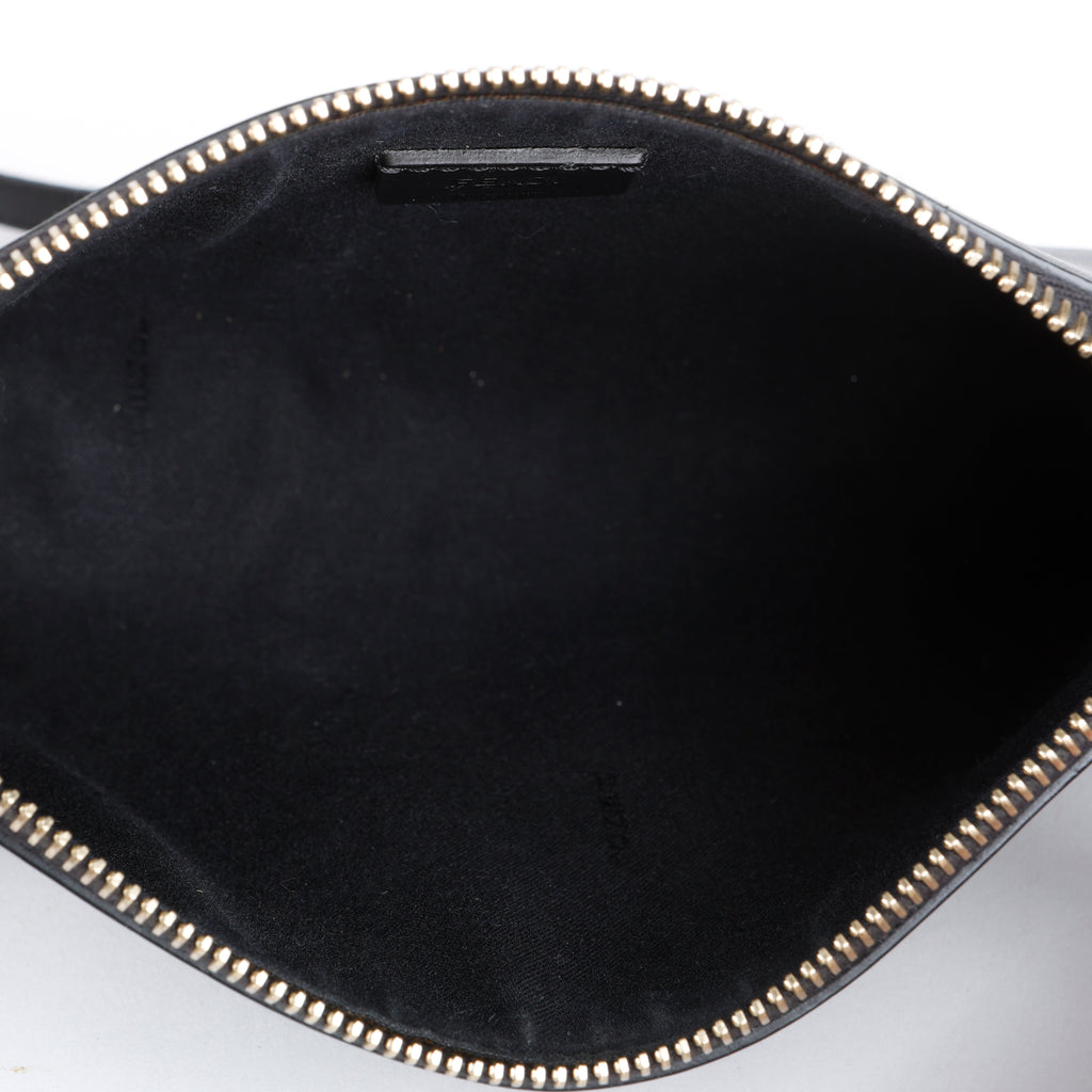 Roma Pochette Crossbody, Black Calfskin