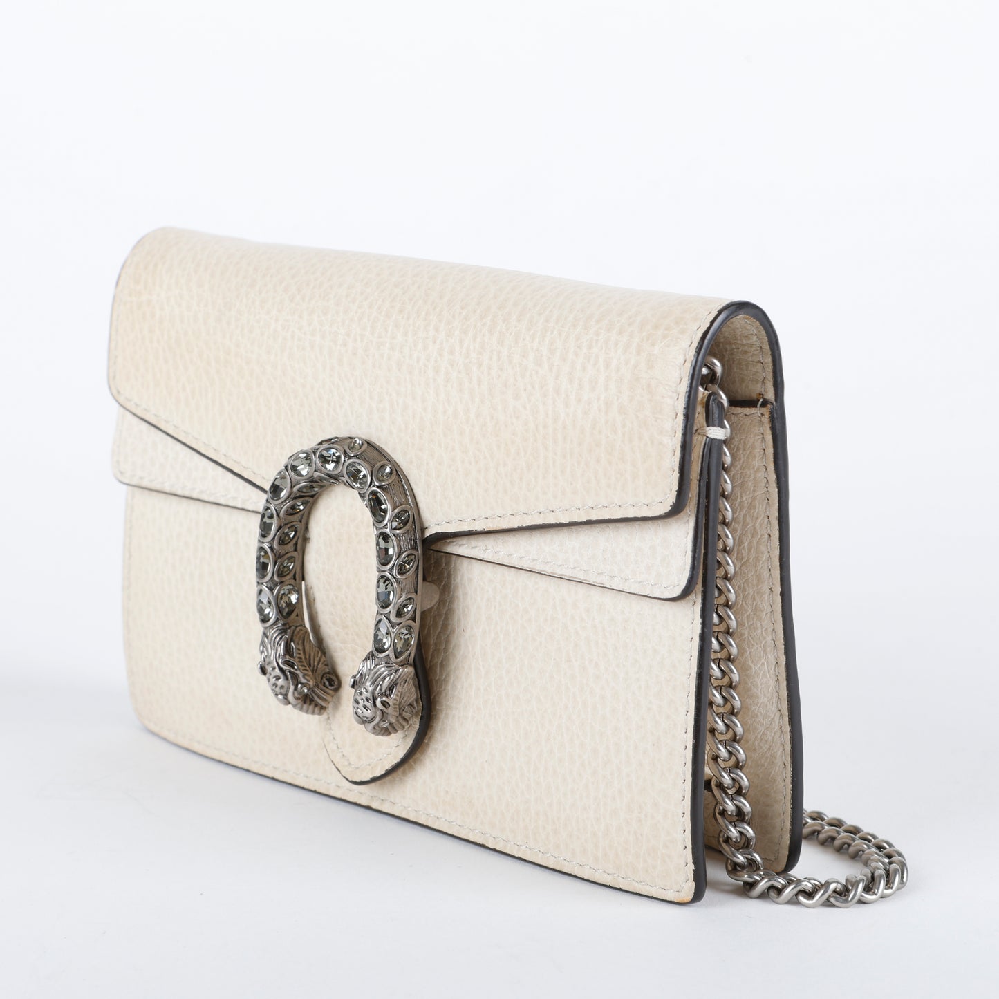 Super Mini Dionysus Wallet on Chain, Cream