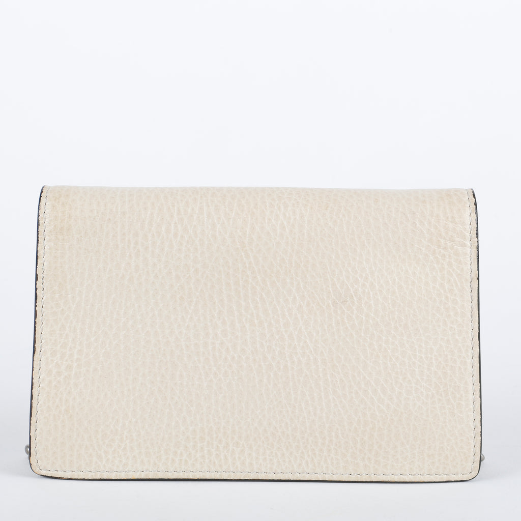 Super Mini Dionysus Wallet on Chain, Cream