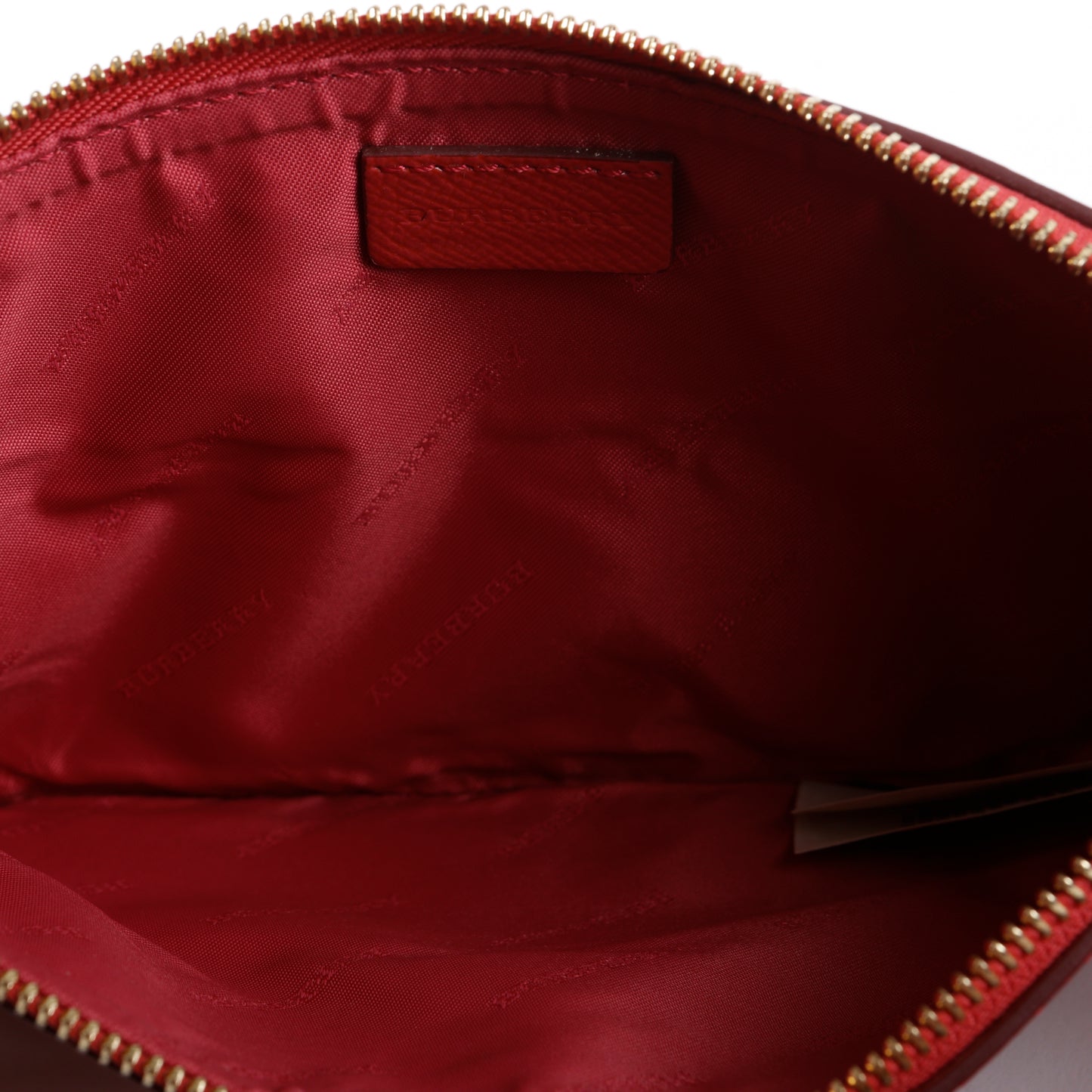Patent Tassel Clutch on Strap, Dusty Red