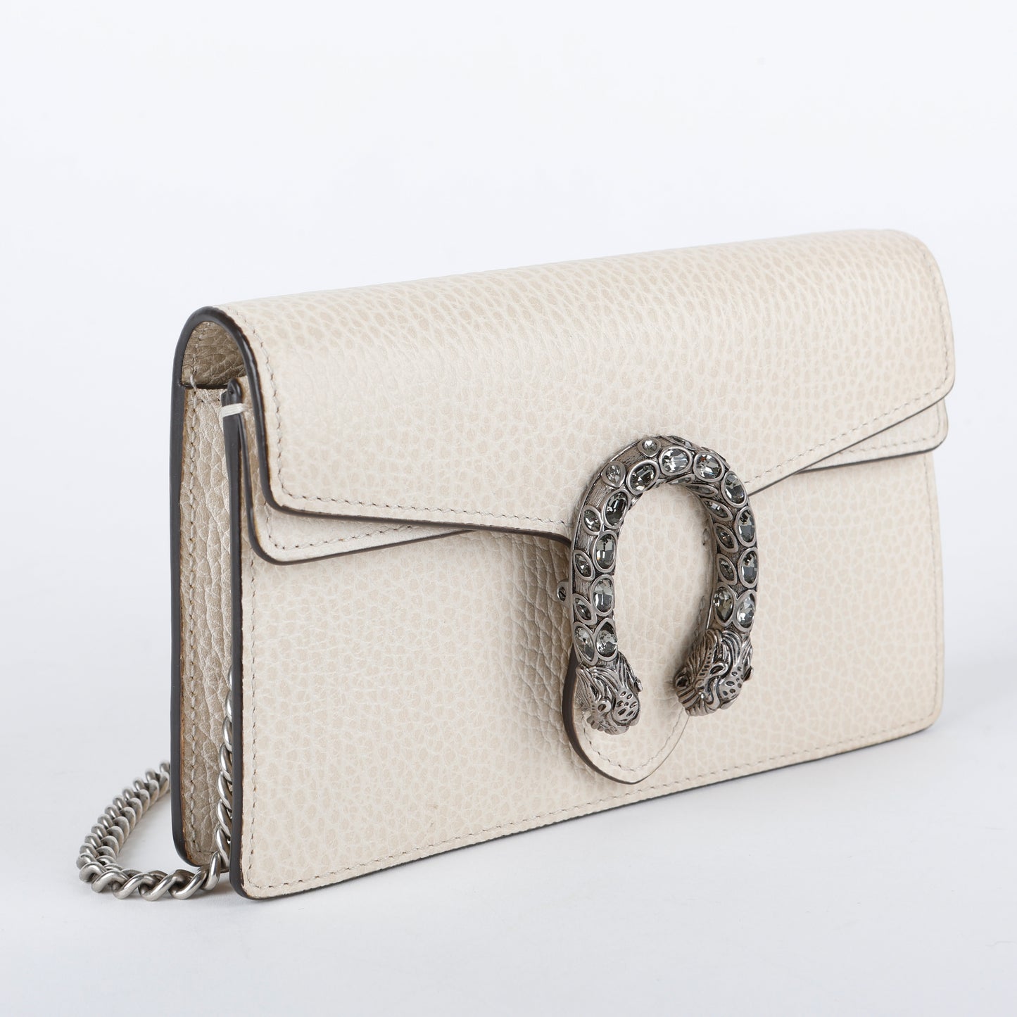 Super Mini Dionysus Wallet on Chain, Cream