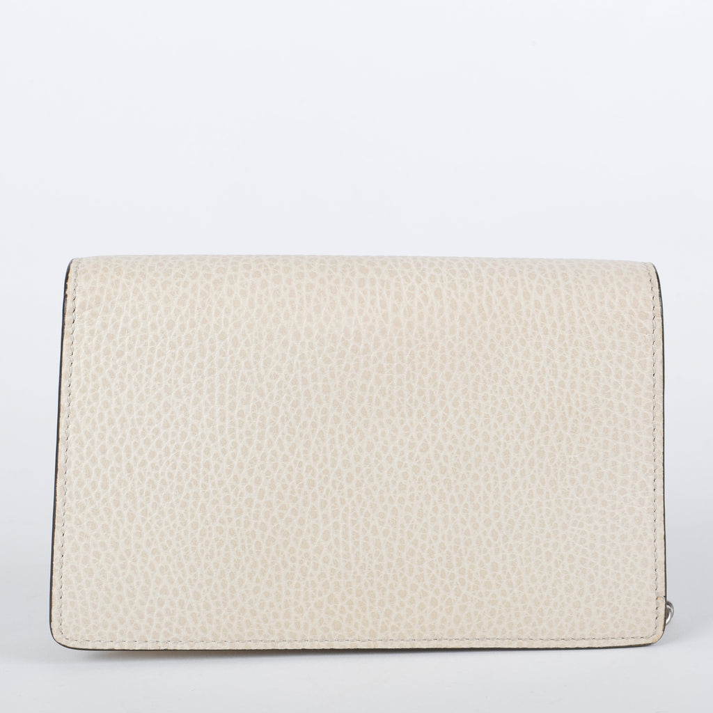 Super Mini Dionysus Wallet on Chain, Cream